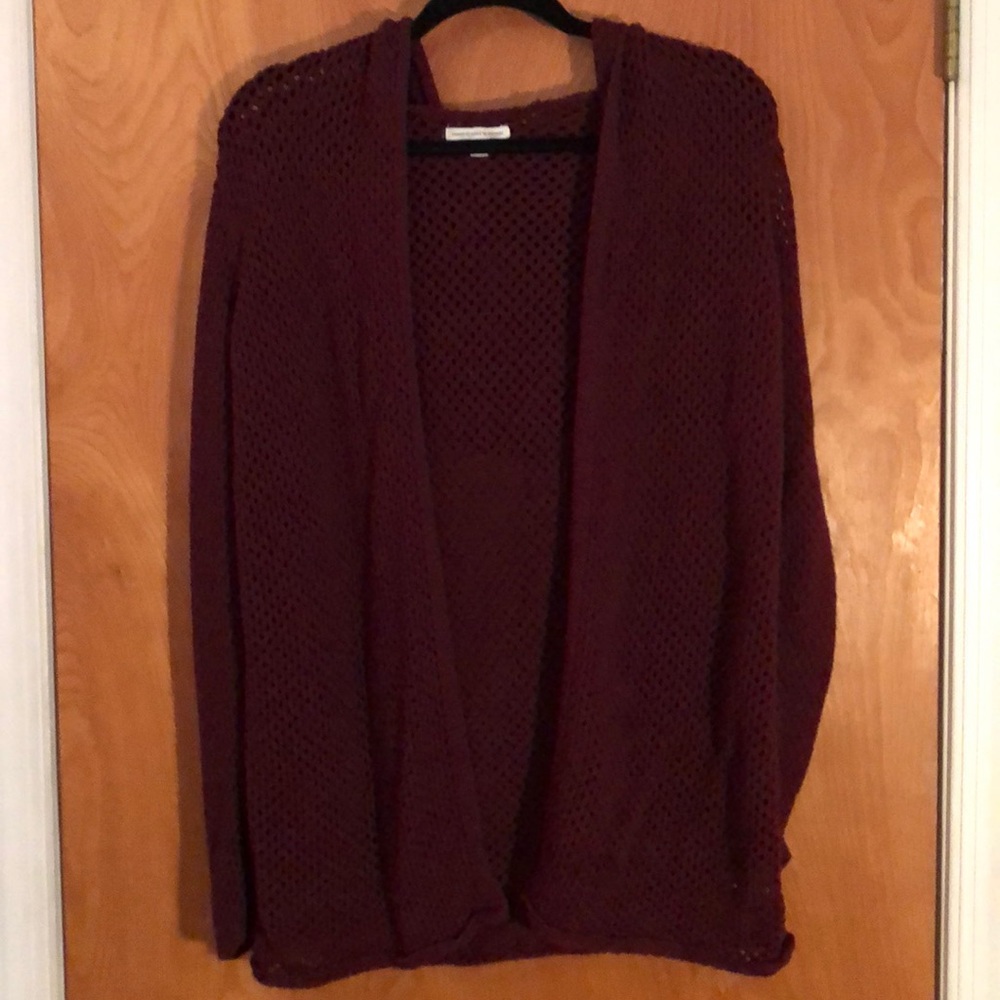 American Eagle Hoodie Cardigan